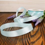 Лента атлас 15мм х 25 м К небесно-бирюзовая - фото 62322