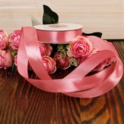 Лента атлас 15мм х 25 м К дикая роза - фото 62376