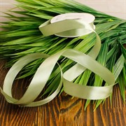 Лента атлас 15мм х 25 м К зеленый мох - фото 62382