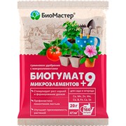 Удобрение БиоМастер Биогумат + 9 микроэлементов 20г - фото 62421