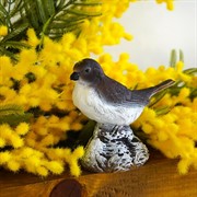 Фигурка интерьерная Воробей полистоун высота 11см цвет натуральный U08955 - фото 62640