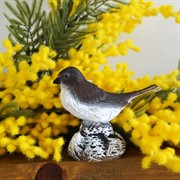 Фигурка интерьерная Воробей полистоун высота 11см цвет натуральный U08955 - фото 62641