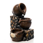 Фонтан декоративный для сада Кувшины у стены высота 50см U09202 - фото 62658