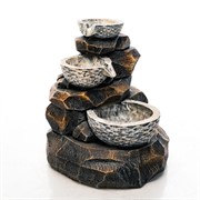 Фонтан декоративный для сада и дачи Чаши счастья высота 47см U09201 - фото 62670