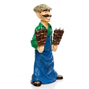 Фигура рекламная Шашлычник стеклопластик высота 145см U08795 - фото 62672