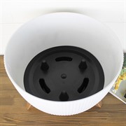 Кашпо РОМА ЭКО Jumper на ножках 33х22см 12,4л белый - фото 62738