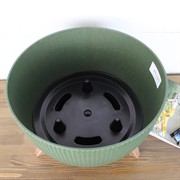 Кашпо РОМА ЭКО Jumper на ножках 33х22см 12,4л зеленый - фото 62743