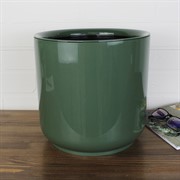 Горшок Дельта 25х23 9,8л нефрит с вкладкой - фото 62757