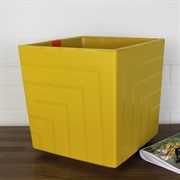 Горшок Квадро 13л медовый с вкладкой - фото 62764