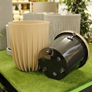 Горшок Сигма 18л фраппе с вкладкой - фото 62773