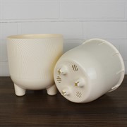 Горшок Фита 1,45л ваниль с вкладышем - фото 62781