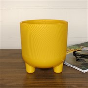 Горшок Фита 1,45л медовый с вкладышем - фото 62788