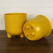 Горшок Фита 1,45л медовый с вкладышем - фото 62789