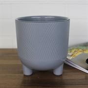 Горшок Фита 1,45л серый муссон с вкладышем - фото 62791