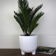 Горшок Фита 4,3л белый с вкладышем - фото 62800