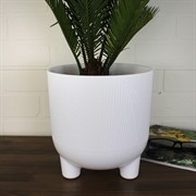 Горшок Фита 4,3л белый с вкладышем - фото 62801