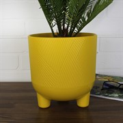 Горшок Фита 4,3л медовый с вкладышем - фото 62807