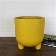 Горшок Фита 4,3л медовый с вкладышем - фото 62808