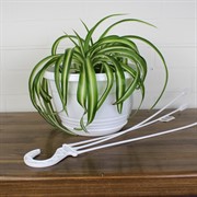 Горшок Глория 3,3л белый - фото 62835