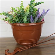 Кашпо Глория 4,2л терракот подвесное - фото 62853