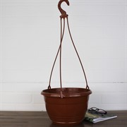 Кашпо Глория 4,2л терракот подвесное - фото 62855