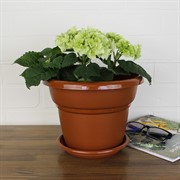 Горшок Милано 3,2л терракот - фото 62876