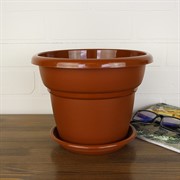 Горшок Милано 3,2л терракот - фото 62877