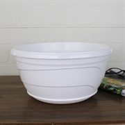 Горшок Венеция 4л белый подвесной - фото 62897