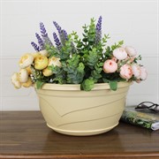 Горшок Венеция 4л кремовый подвесной - фото 62898