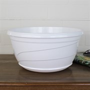 Горшок Венеция 6л белый подвесной - фото 62907