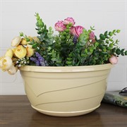 Горшок Венеция 6л кремовый подвесной - фото 62908