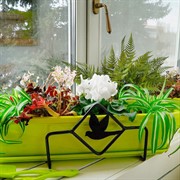 Кронштейн для балконного ящика Птичка длина 29см металл 203-001 - фото 63004