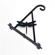 Кронштейн настенный для подвесного цветочного кашпо Стрекоза 201-034B - фото 63020