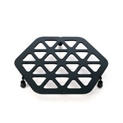 Подставка под горячее Узор чёрная металл 300-105B - фото 63063