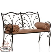 Диван кованый ажурный черный 941-12 - фото 6306