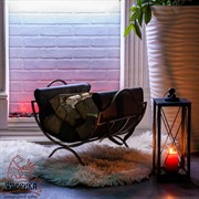 Дровница кованая полукруглая 500-44 - фото 6312