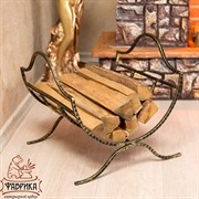 Дровница кованая полукруглая 500-44 - фото 6317