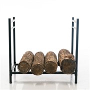 Дровница металлическая разборная чёрная 103-206R-B - фото 63209