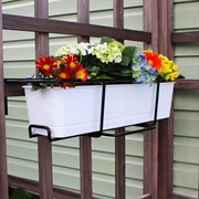 Кронштейн для балконного ящика регулируемая ширина длина 63см металл 51-413 - фото 63263