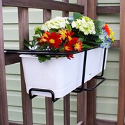 Кронштейн для балконного ящика регулируемая ширина длина 63см металл 51-413 - фото 63264