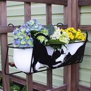 Подставка балконная для растений Кошки длина 62см металл 203-008 - фото 63268