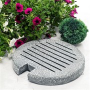 Поддон для умывальника круглый под бетон 40 см диаметр U09163-BT - фото 63276