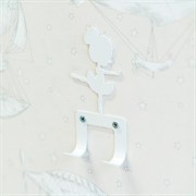 Крючок двойной настенный металлический Балерина арабеск 702-002W - фото 63336