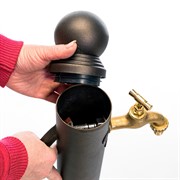 Колонка садовая трубка круглая высота 68см 55-120Br - фото 63351