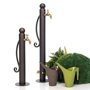 Колонка садовая металл коричневая высота 98см 55-119Br - фото 63424