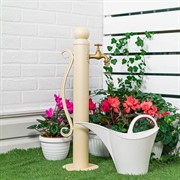 Колонка садовая с латунным краном высота 68 см металл 55-114I - фото 63428