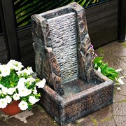 Фонтан садовый Мелодичный водопад стеклопластик высота 74см U09207 - фото 63482