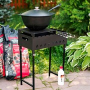 Решетка для гриля металлическая на мангал 980-025 - фото 63506