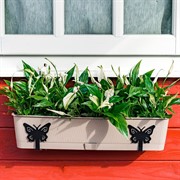 Кронштейны для балконного ящика 2шт Бабочки металл 203-010B - фото 63512