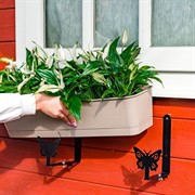 Кронштейны для балконного ящика 2шт Бабочки металл 203-010B - фото 63513